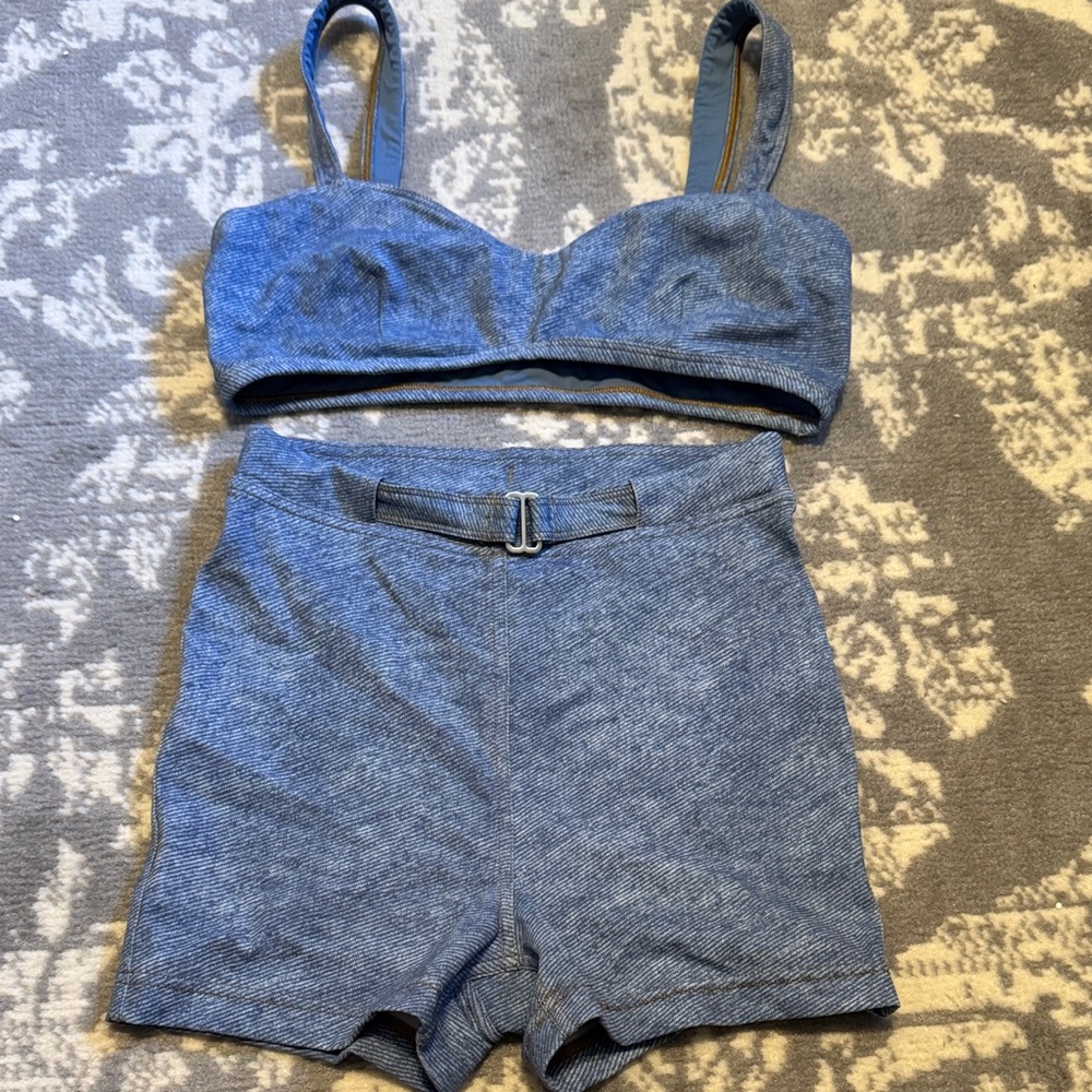 lululemon athletica Blue Athletic Shorts